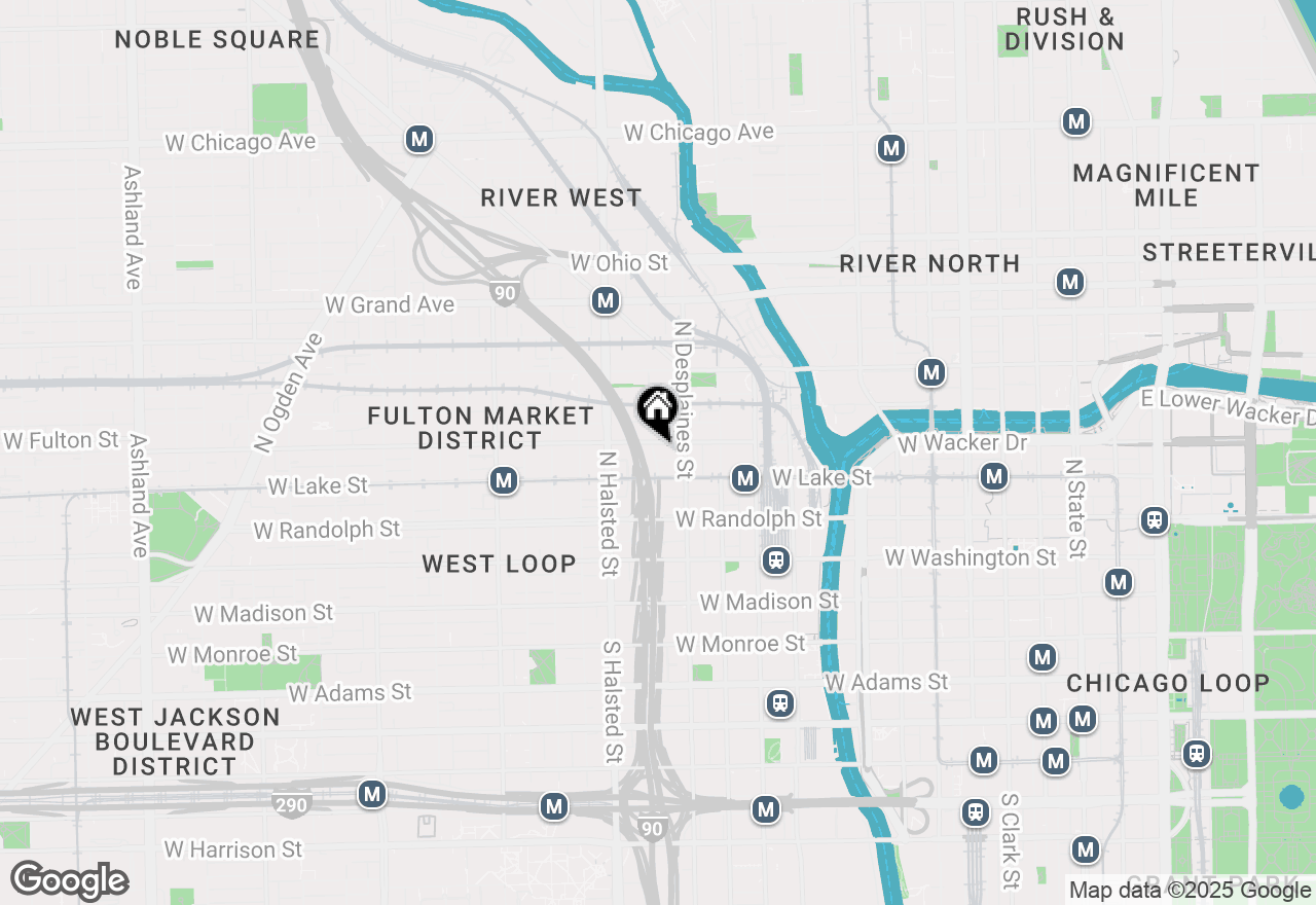 Map of 657 W Fulton Street #704, Chicago, IL 60661