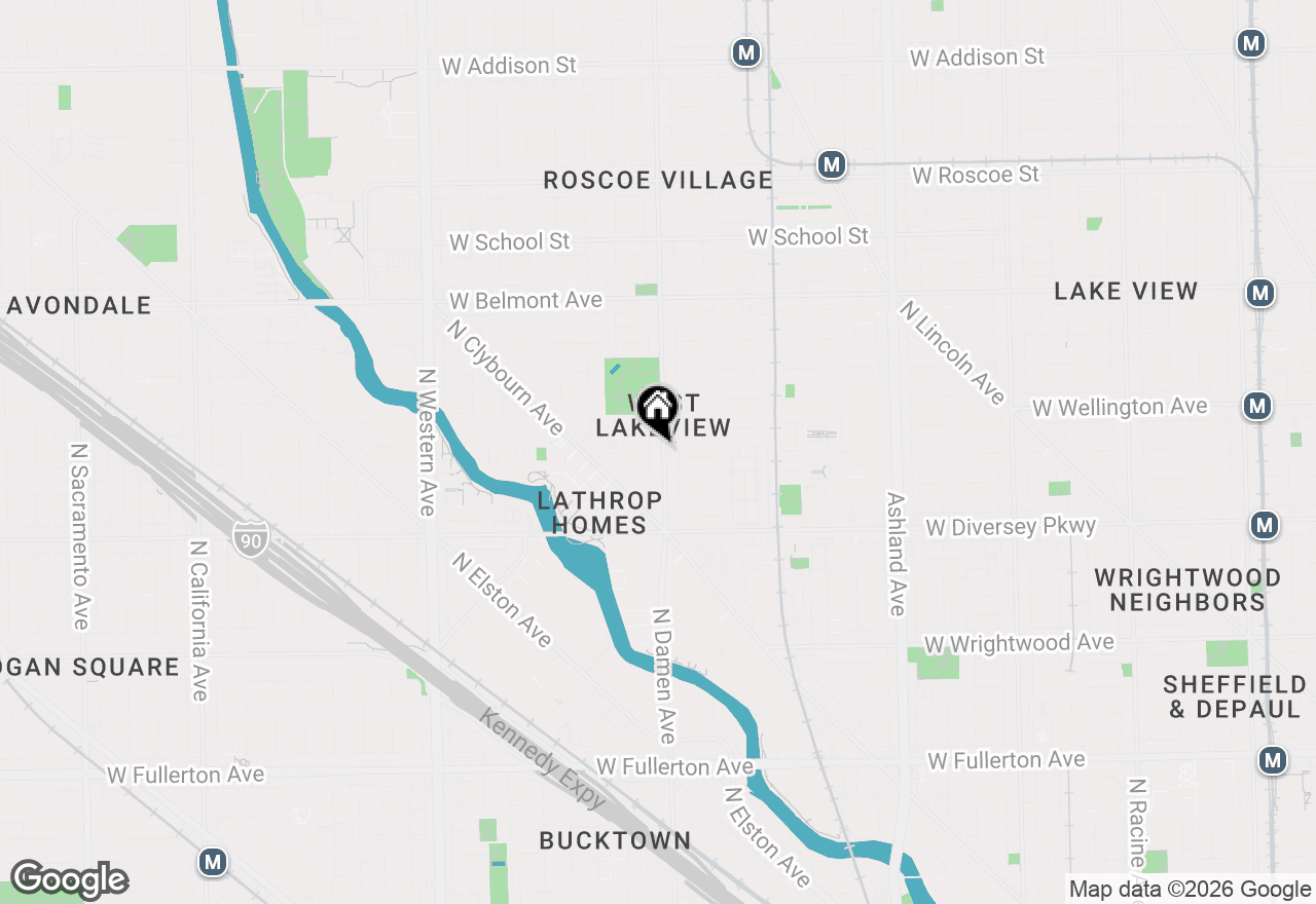 Map of 2920 N Damen Avenue #1, Chicago, IL 60618