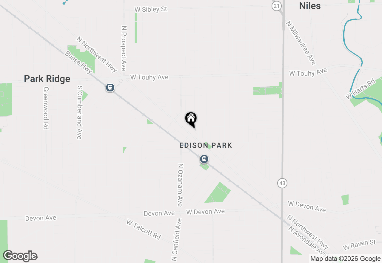Map of 6845 N Northwest Highway #3E, Chicago, IL 60631