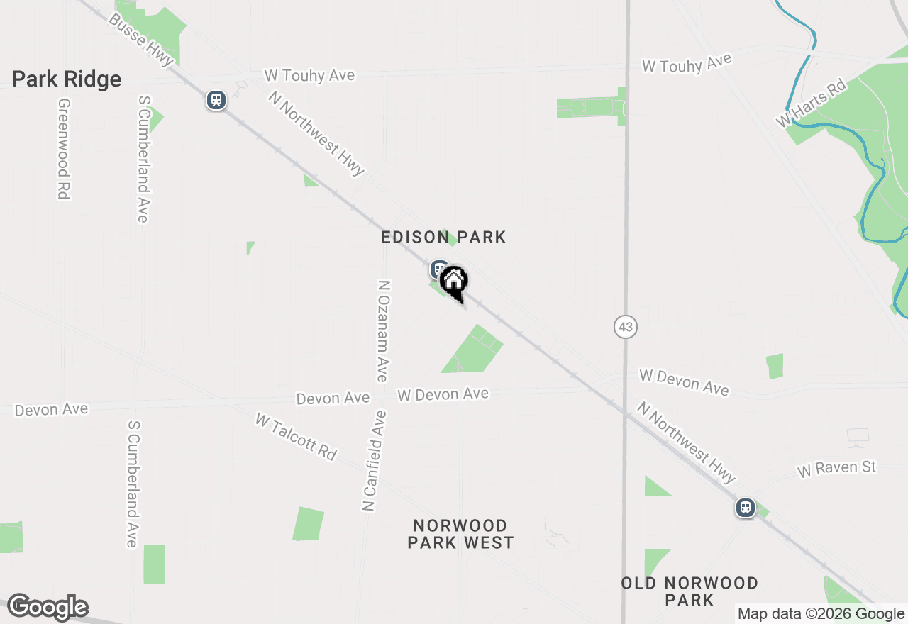Map of 6552 N Oxford Avenue, Chicago, IL 60631