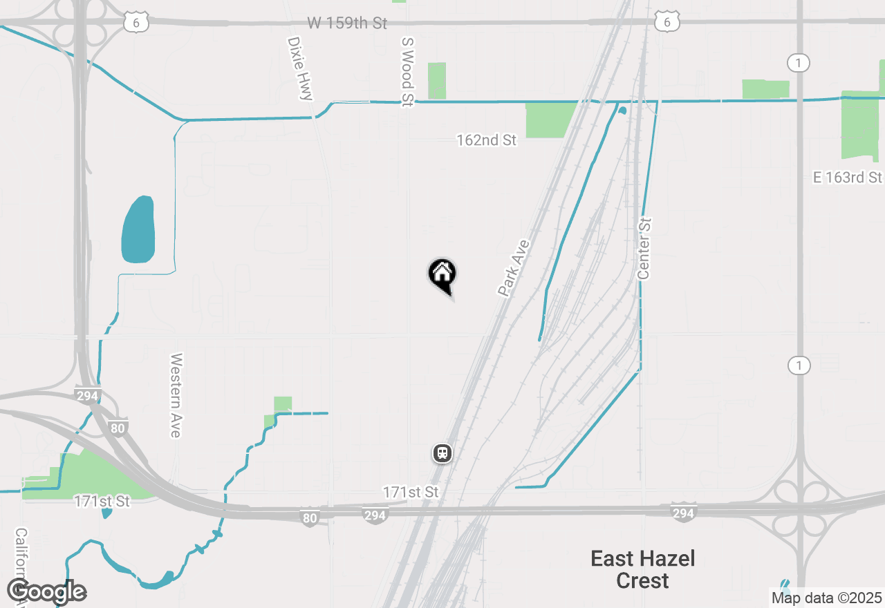 Map of (Address confidential), Markham, Illinois 60428