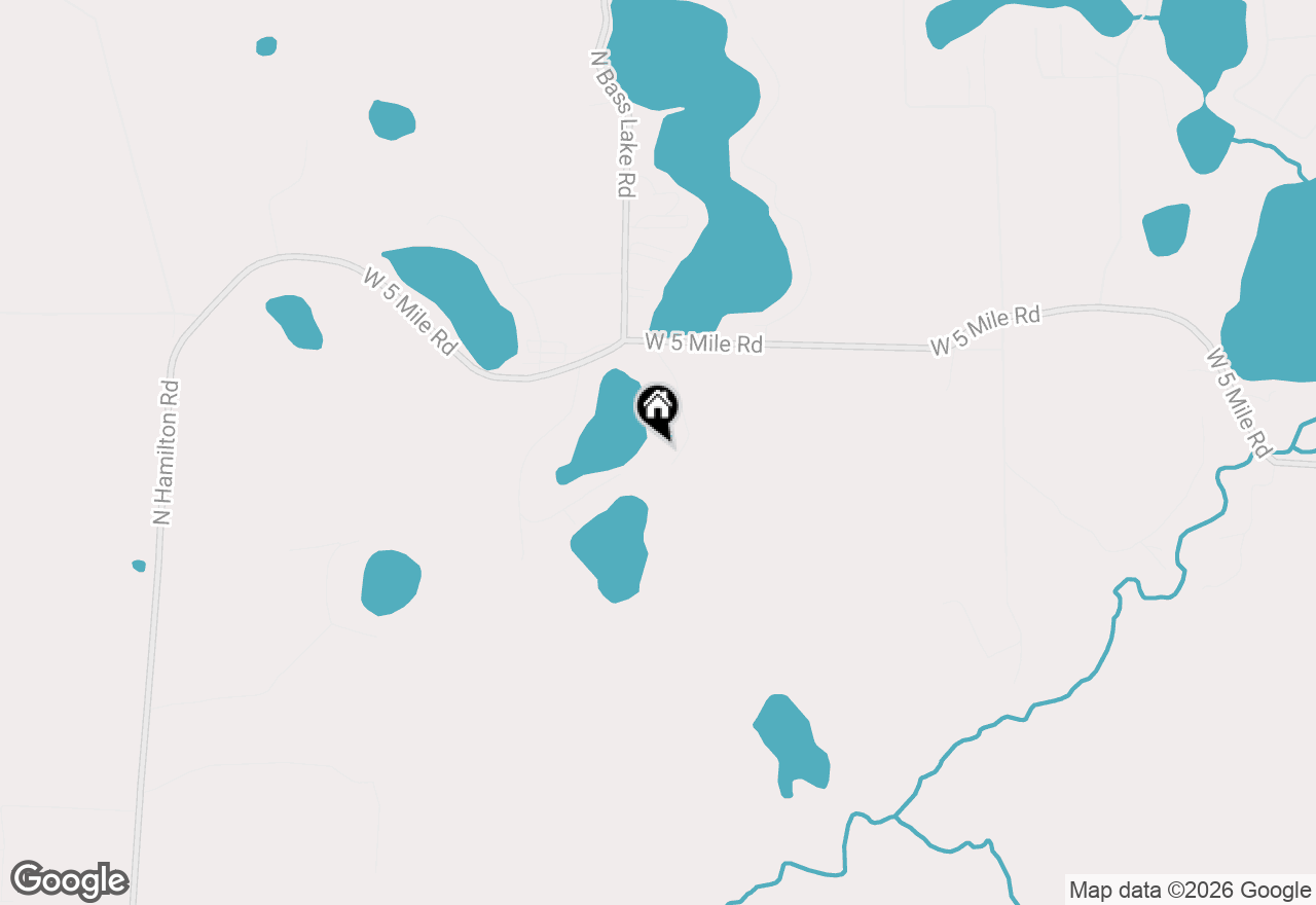 Map of 4735 N Alice Lake Drive, Irons, MI 49644