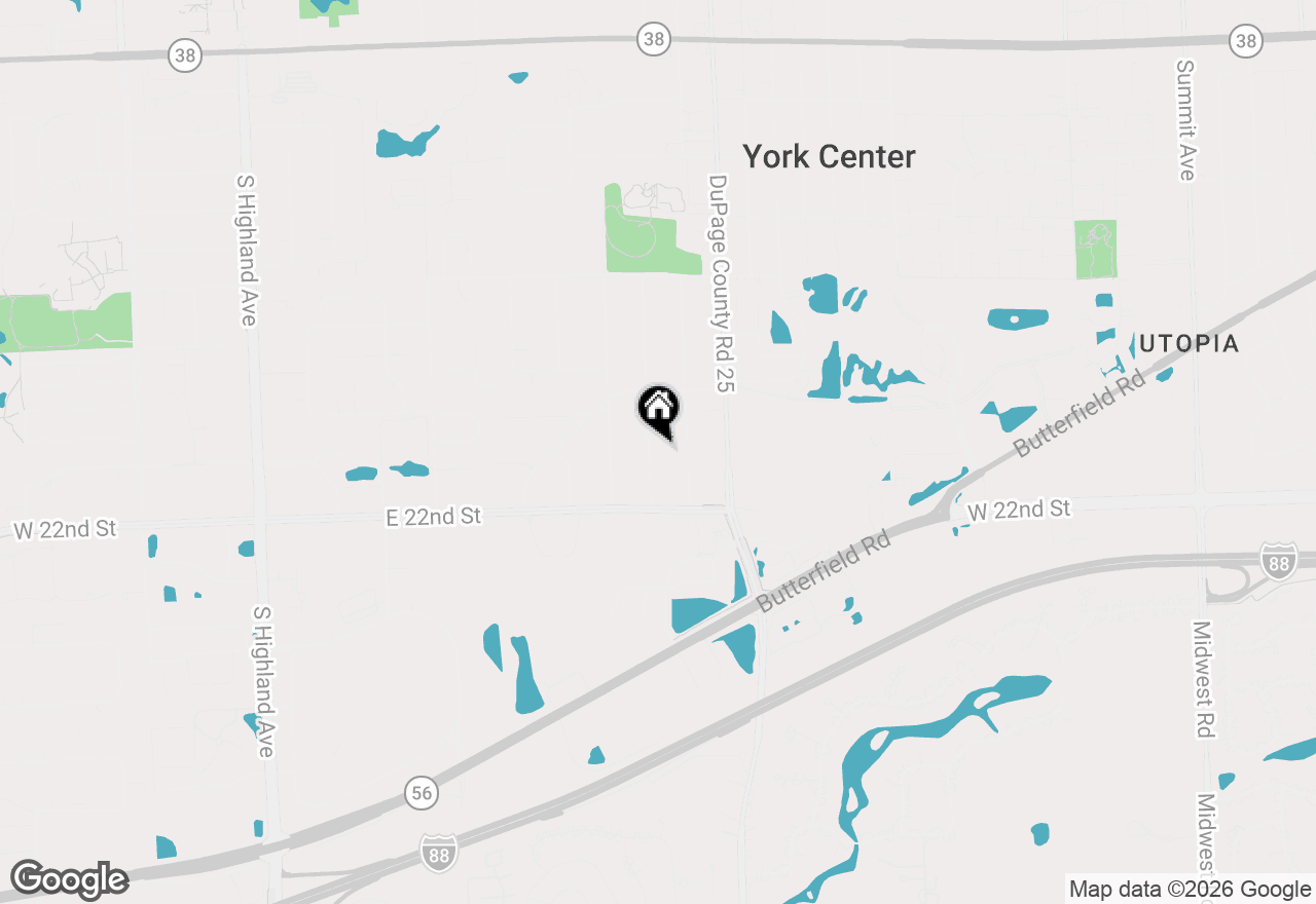 Map of 1S705 Westview Avenue, Lombard, IL 60148