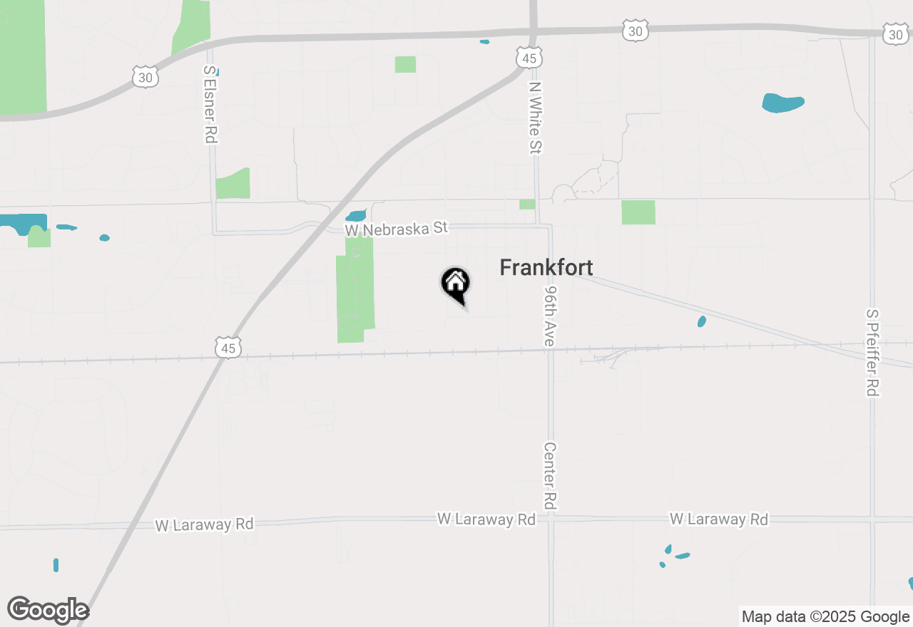 Map of 219 Pacific Street, Frankfort, IL 60423