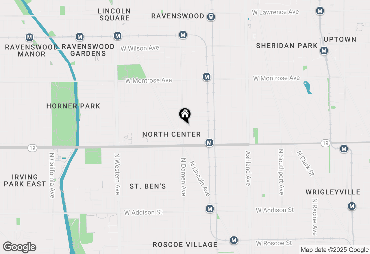 Map of 4105 N Damen Avenue #28, Chicago, IL 60618