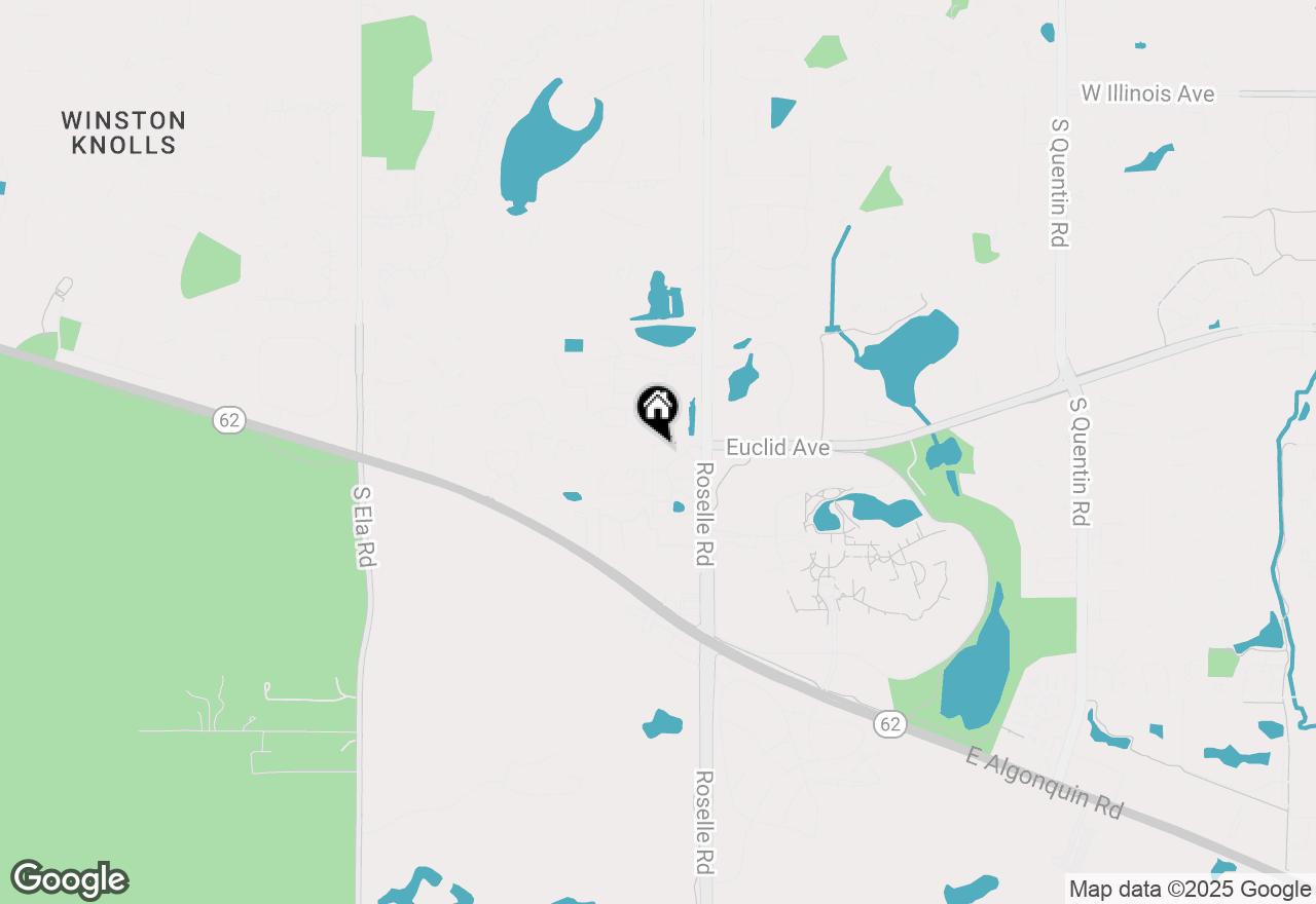 Map of 1608 W Colonial Parkway, Inverness, IL 60067