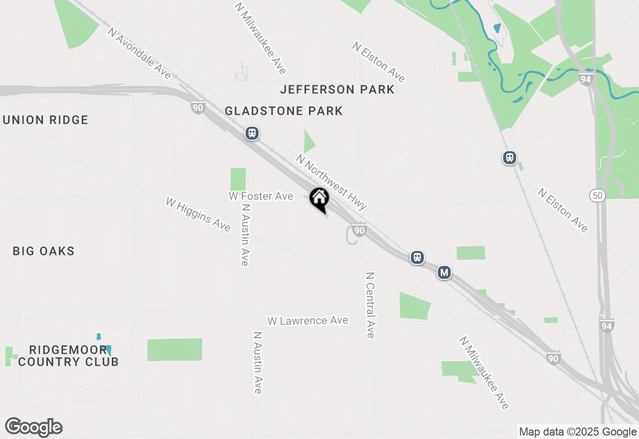 Map of 5107 N Mango Avenue, Chicago, IL 60630