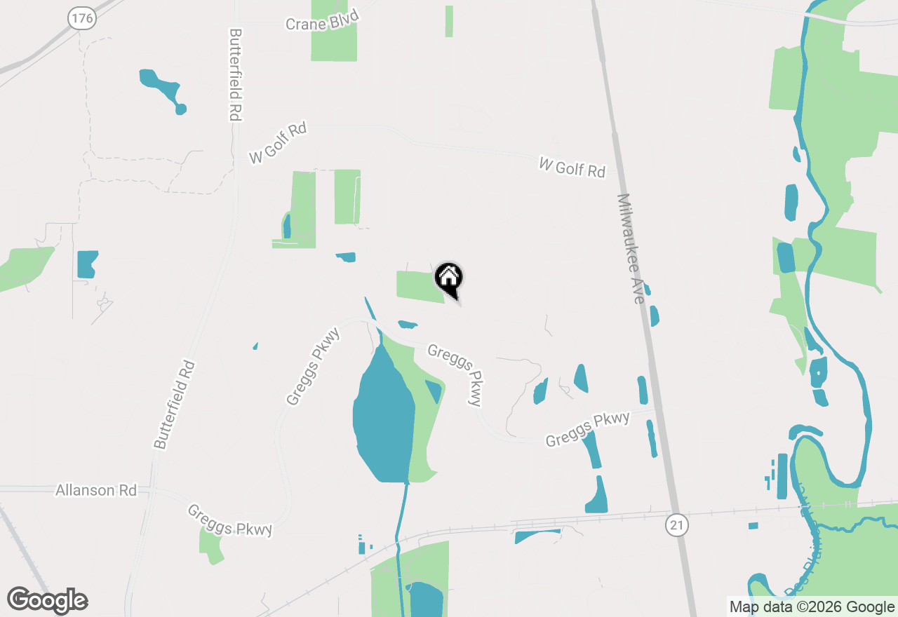 Map of 146 Colonial Drive, Vernon Hills, IL 60061