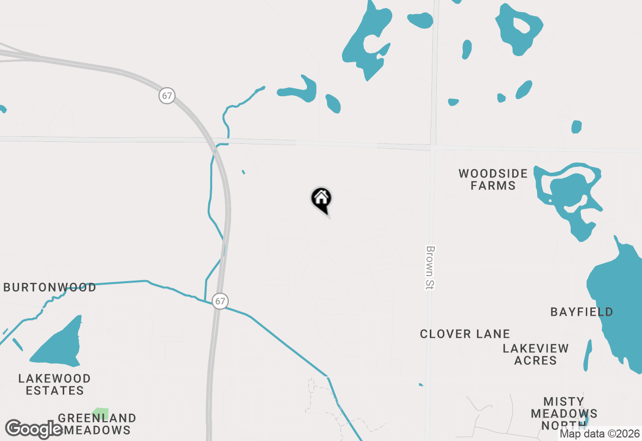 Map of 1714 Whalen Dr, Oconomowoc, WI 53066