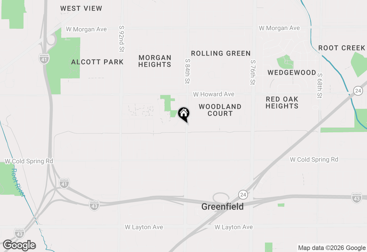 Map of 4075 S 84th St #4, Greenfield, WI 53228