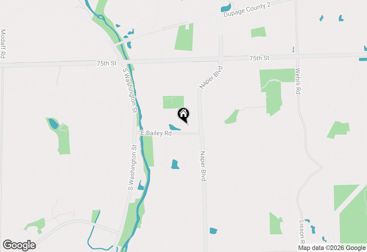 Map of 538 Harlowe Lane, Naperville, IL 60565