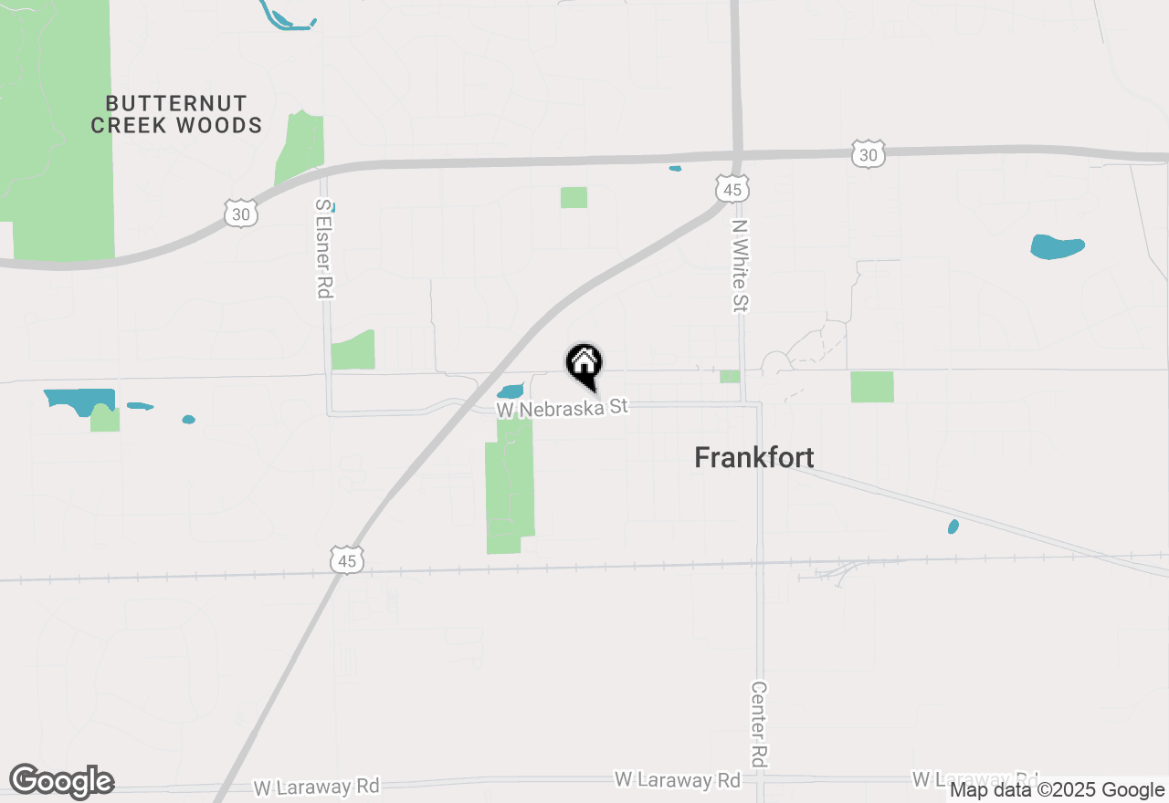 Map of 249 W Nebraska Street, Frankfort, IL 60423