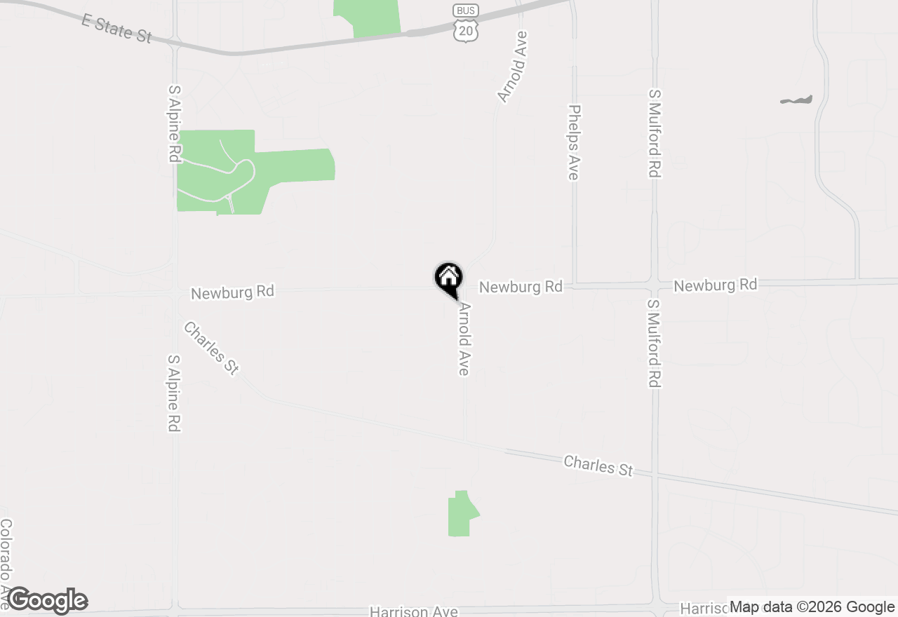Map of 1520 Kerstin Court, Rockford, IL 61108