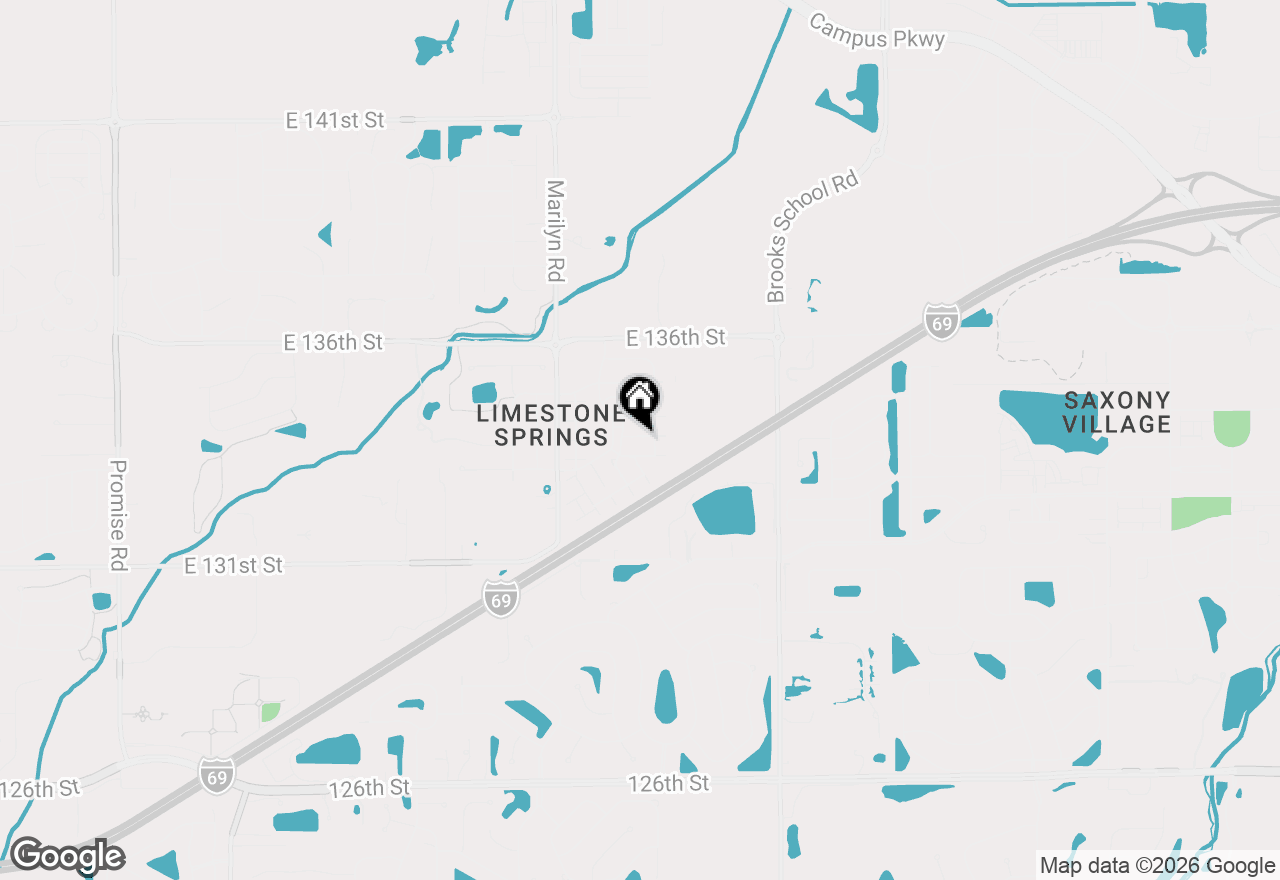 Map of 12175 Bubbling Brook Drive #1100, Fishers, IN 46038