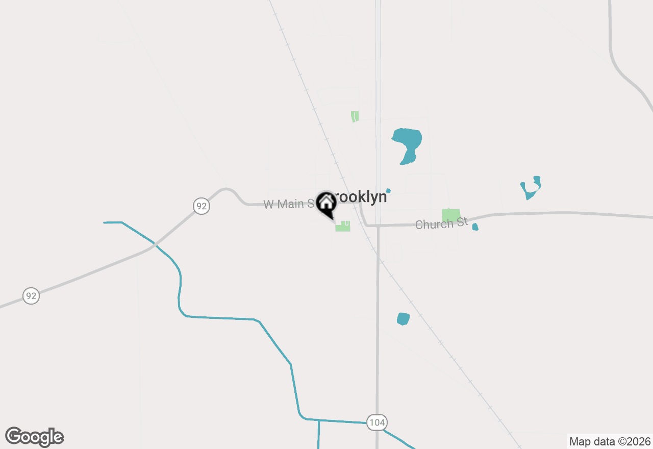 Map of 204 S 1st Street, Brooklyn, WI 53521