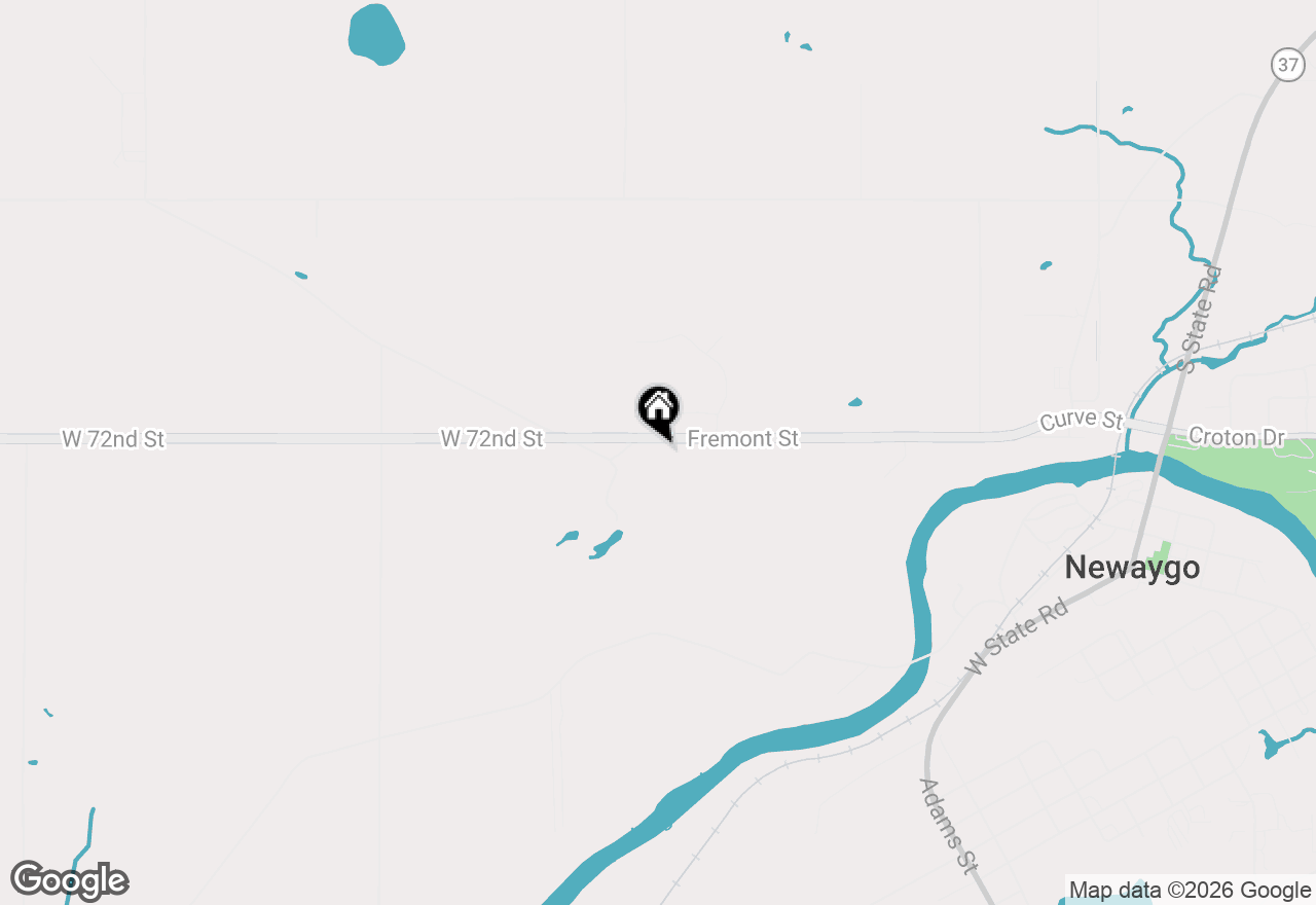 Map of 838 Fremont Street, Newaygo, MI 49337