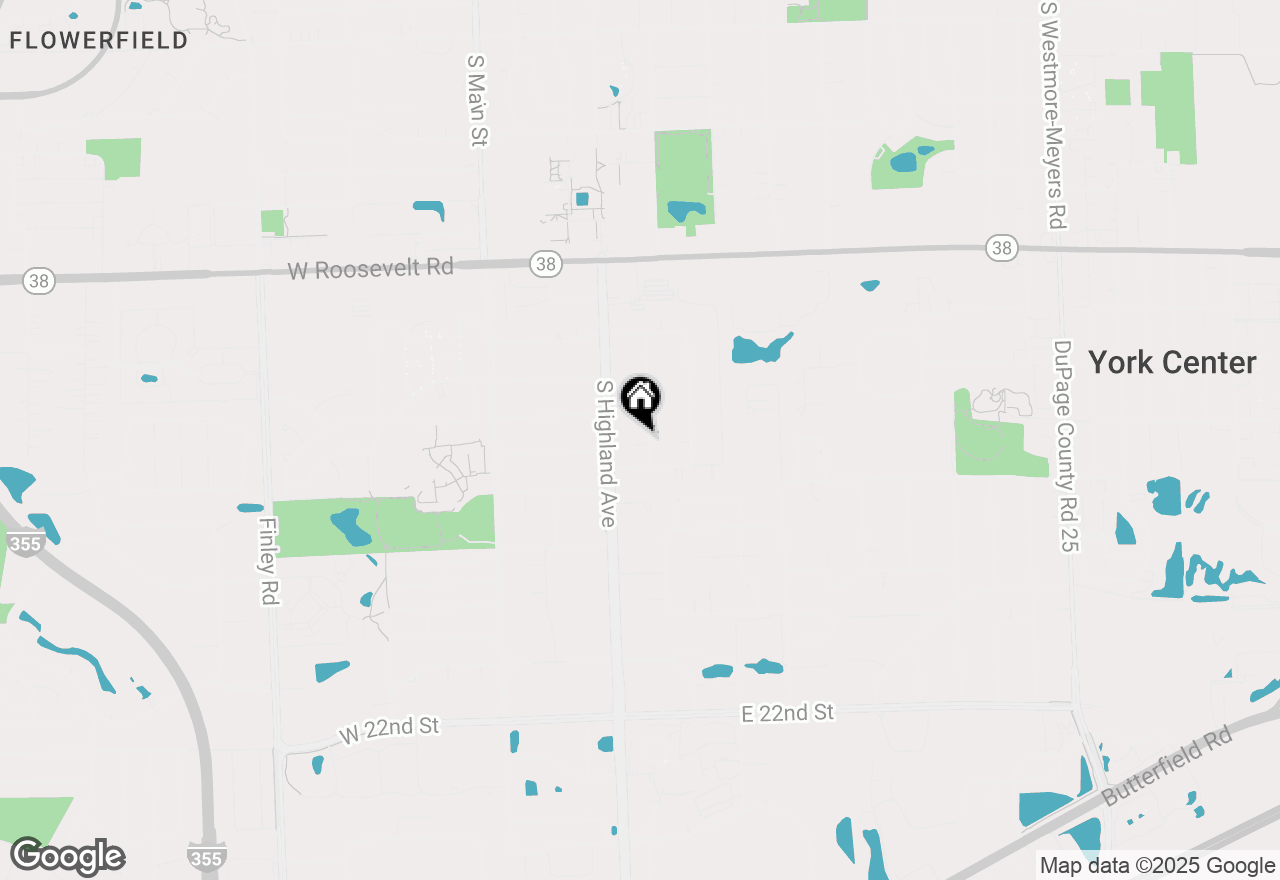 Map of 1500 S Stewart Avenue, Lombard, IL 60148