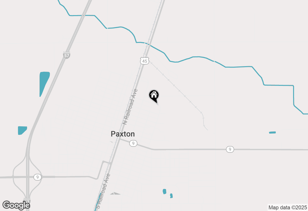 Map of 418 E Chestnut Street, Paxton, IL 60957