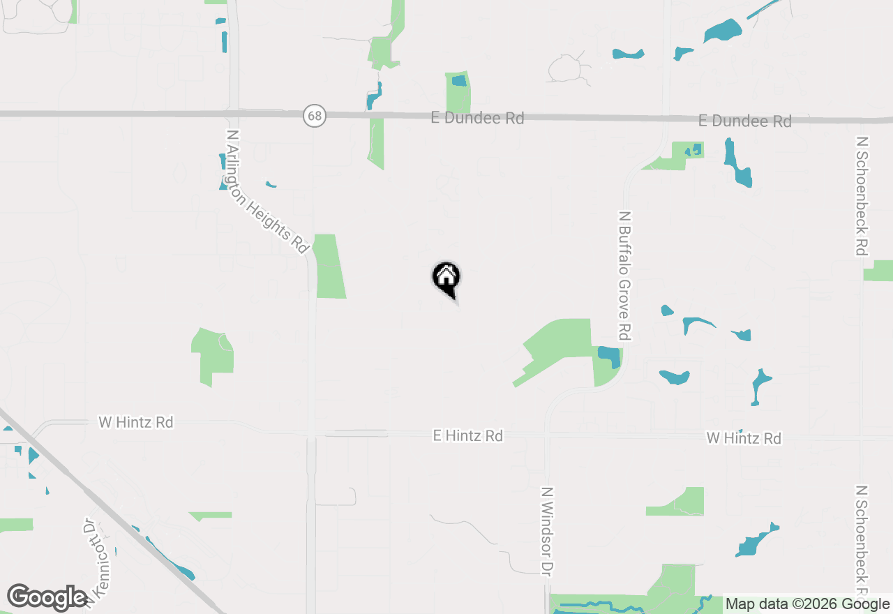 Map of (Address confidential), Buffalo Grove, Illinois 60089