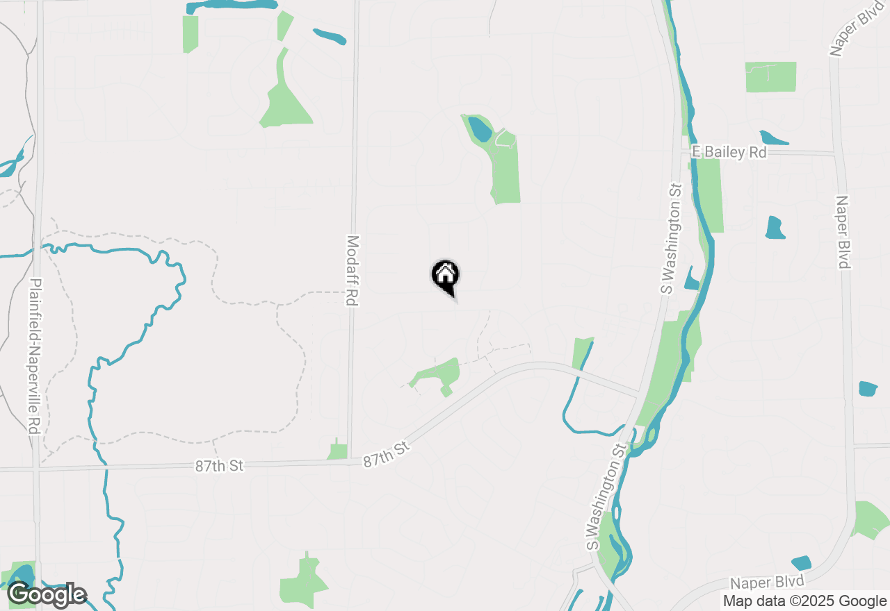 Map of 303 Cedarbrook Road, Naperville, IL 60565