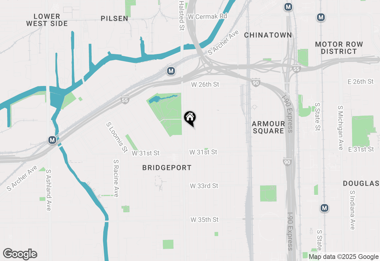 Map of 2942 S Emerald Avenue, Chicago, IL 60616