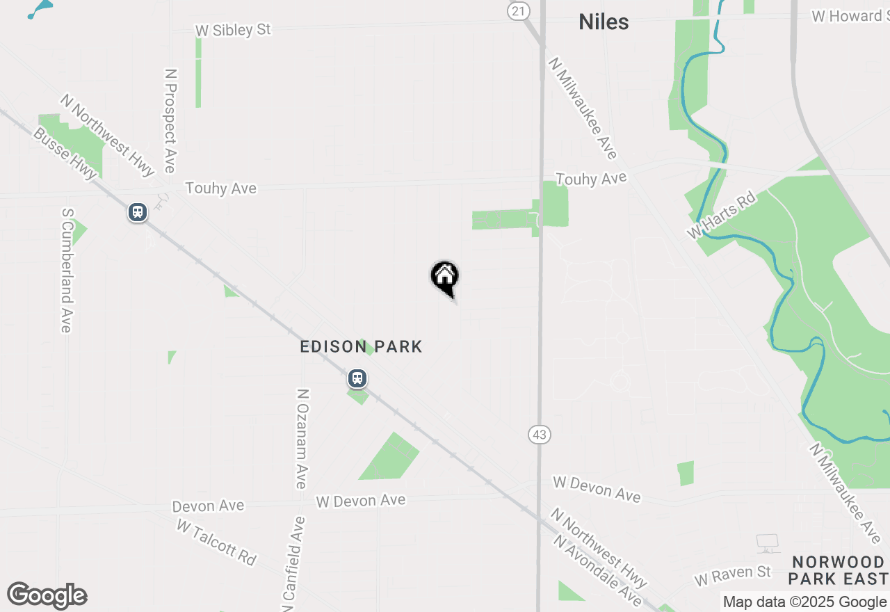 Map of 6854 N Osceola Avenue, Chicago, IL 60631