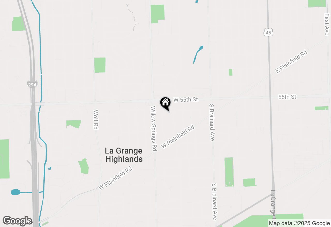 Map of 5547 S Peck Avenue, Countryside, IL 60525