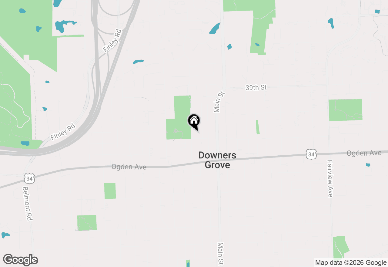 Map of 4129 Saratoga Avenue #A214, Downers Grove, IL 60515