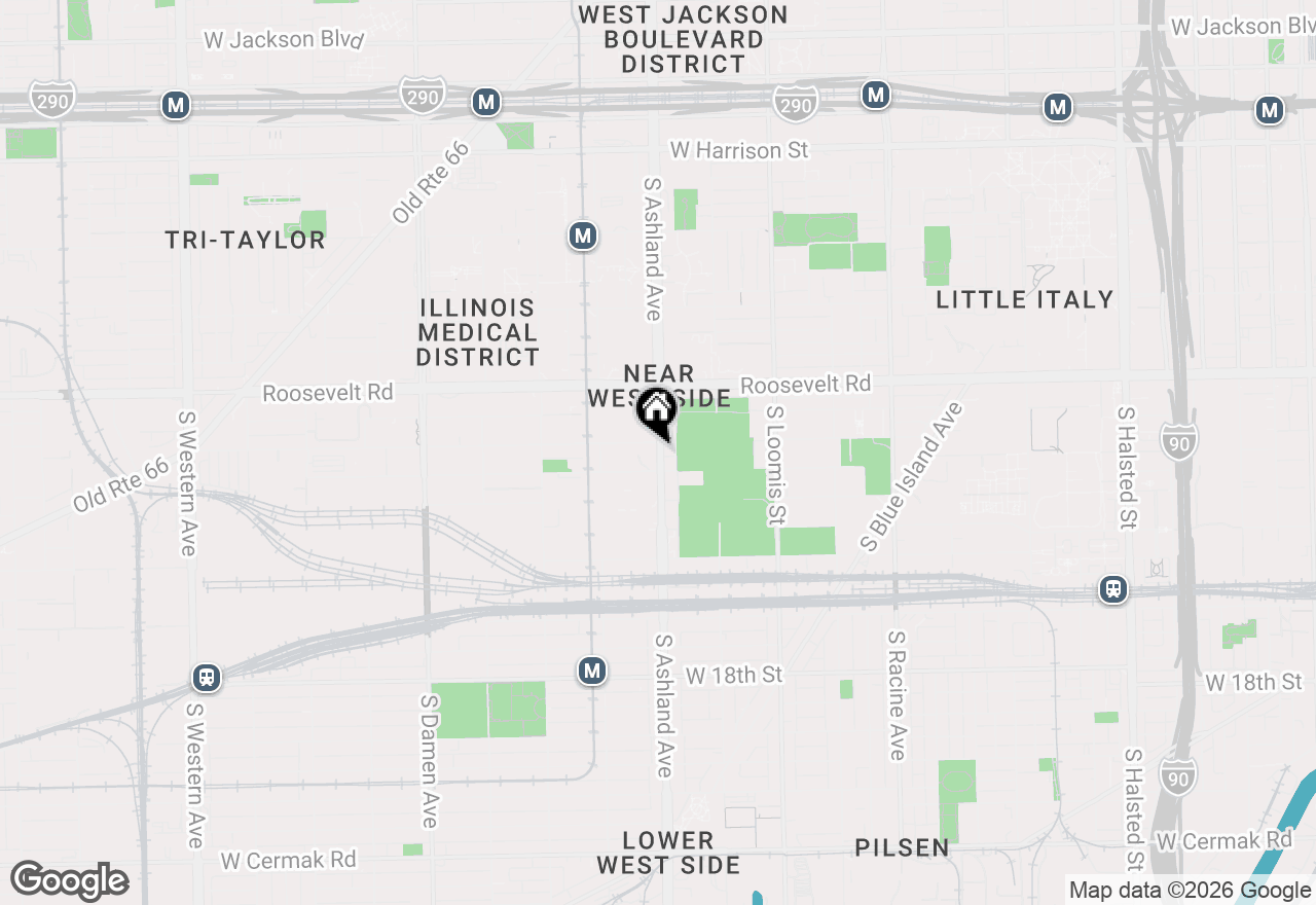 Map of 1607 W 13th Street #300, Chicago, IL 60608