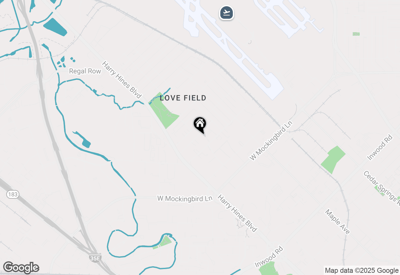 Map of 2134 Shea Road #3, Dallas, TX 75235