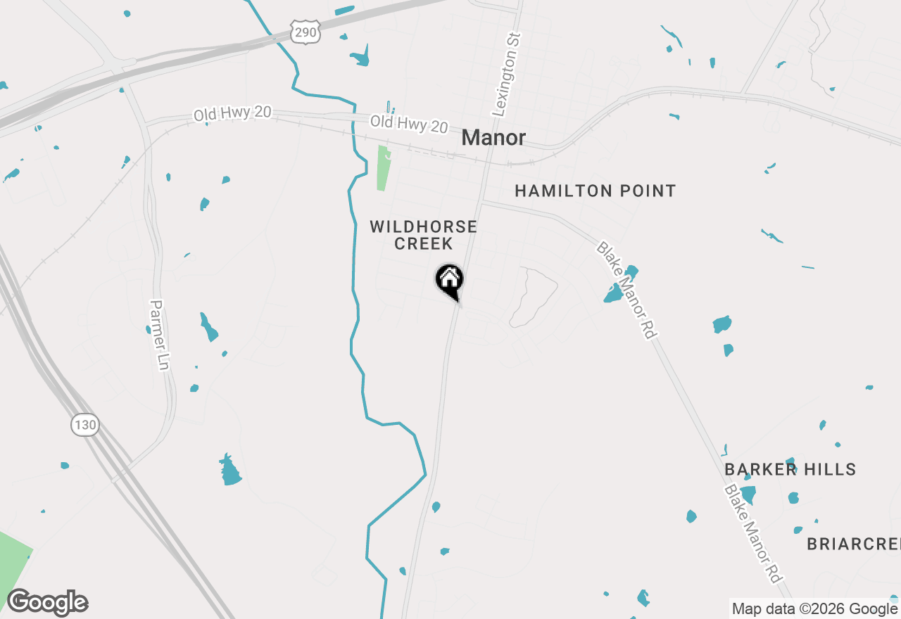 Map of (Address confidential), Manor, Texas 78653