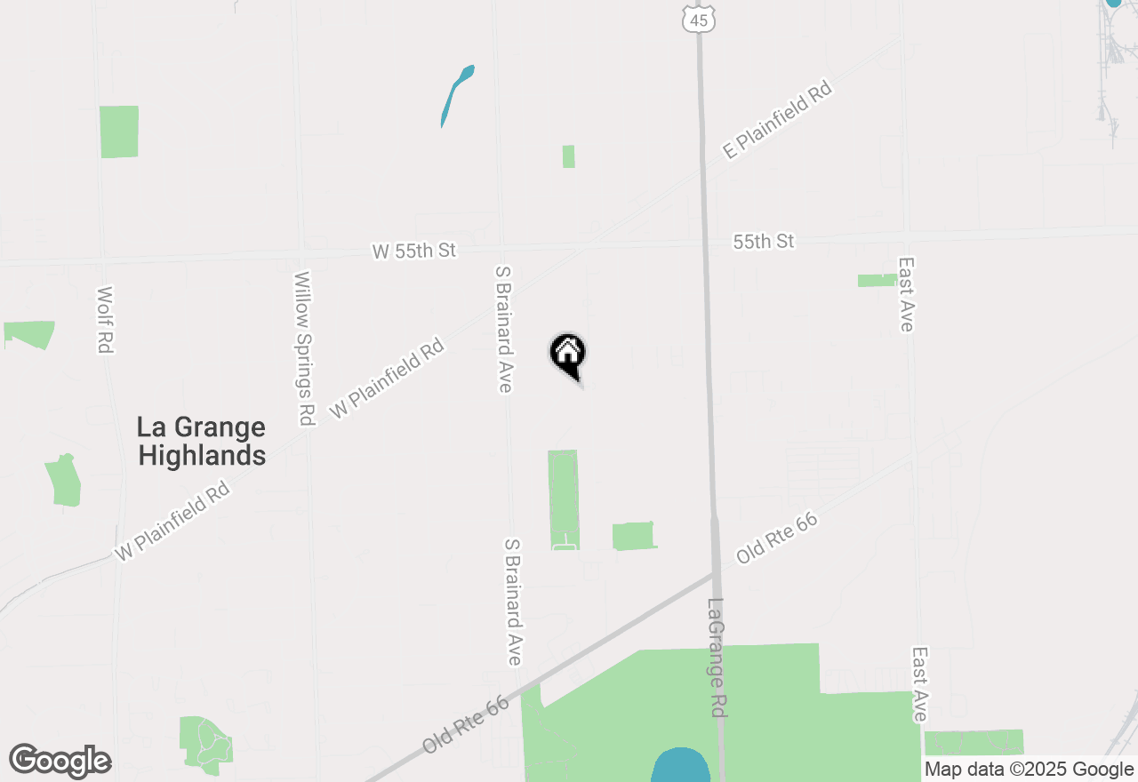 Map of 5771 Longview Drive, Countryside, IL 60525