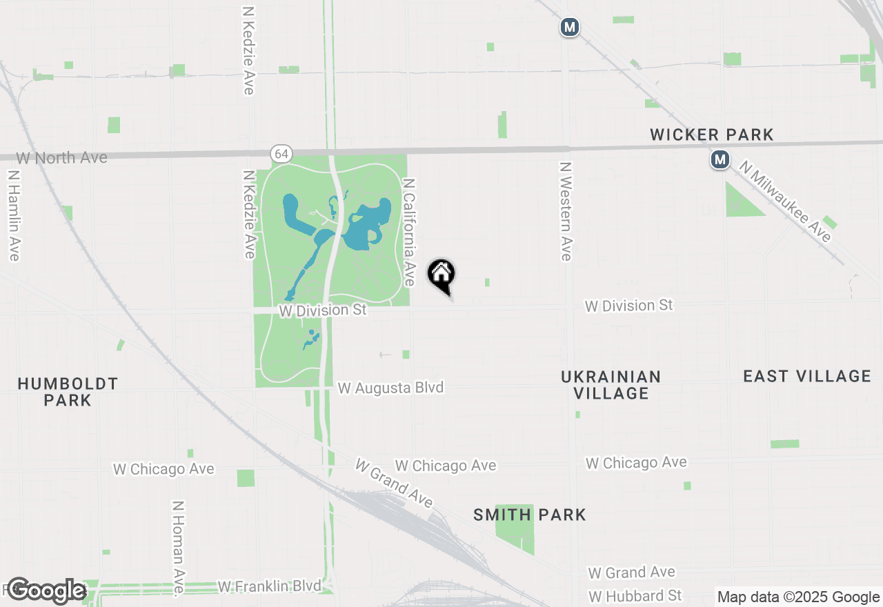 Map of 2712 W Division Street, Chicago, IL 60622