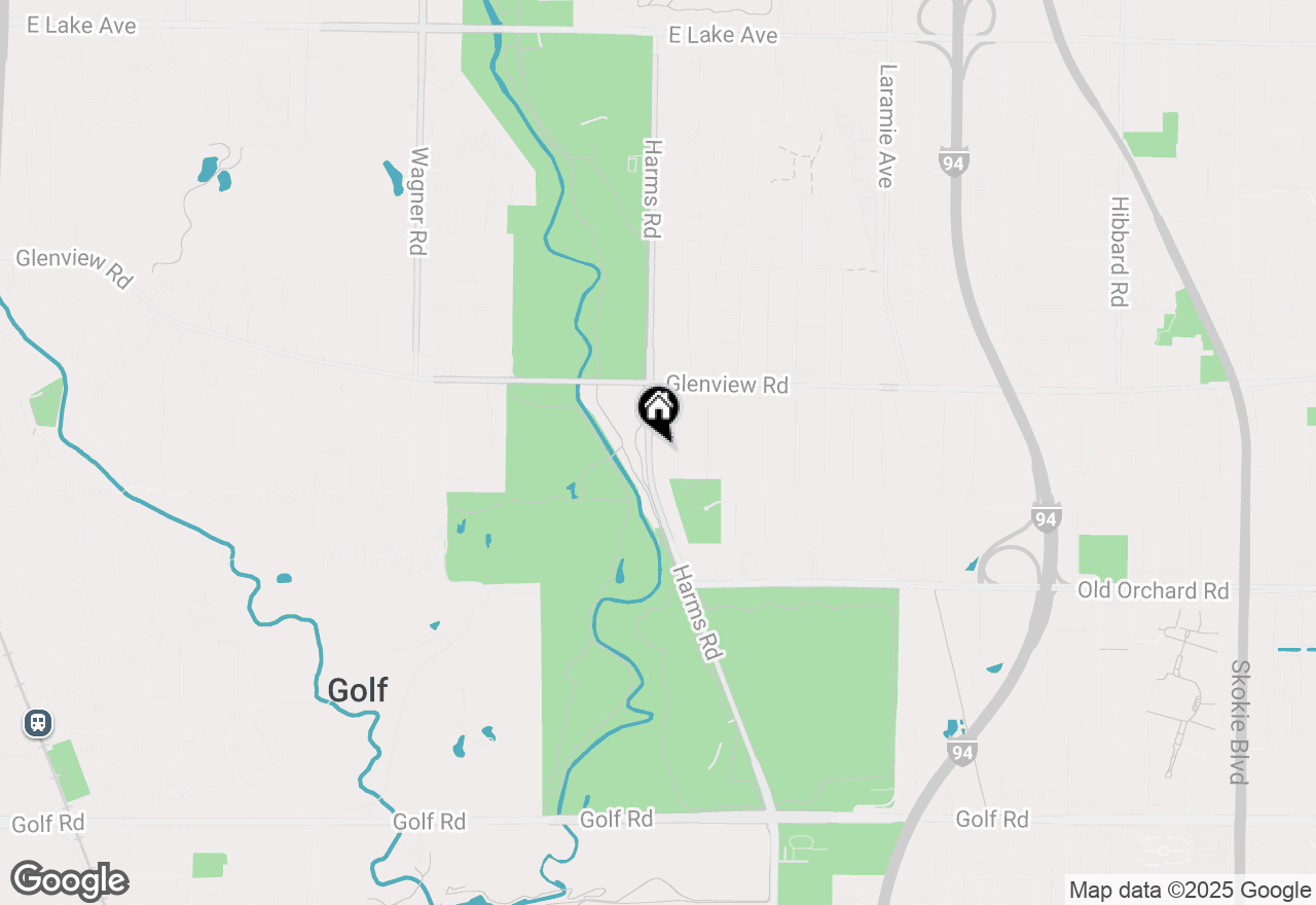 Map of 639 Harms Road, Glenview, IL 60025