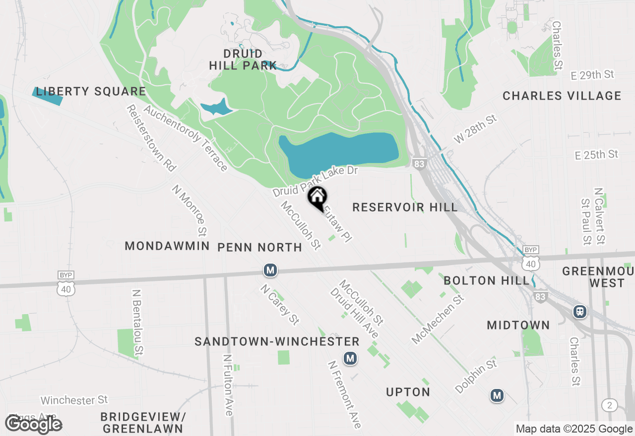 Map of 2501 Madison Avenue, Baltimore, MD 21217