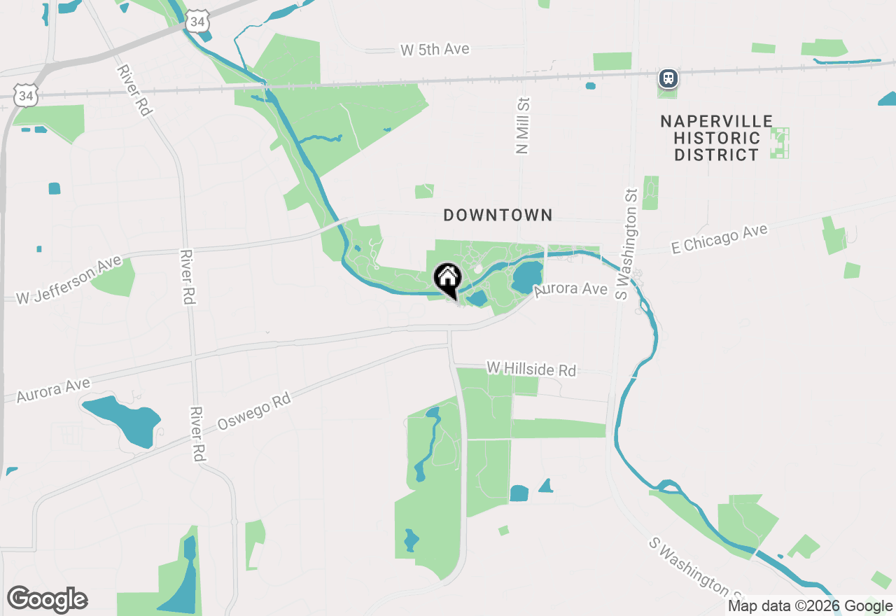 Map of 511 Aurora Avenue #418, Naperville, IL 60540