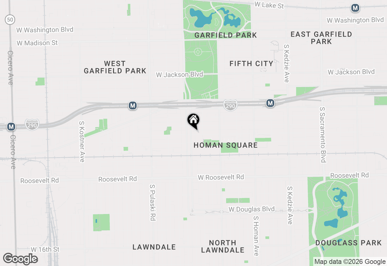 Map of 757 S Independence Boulevard #3S, Chicago, IL 60624