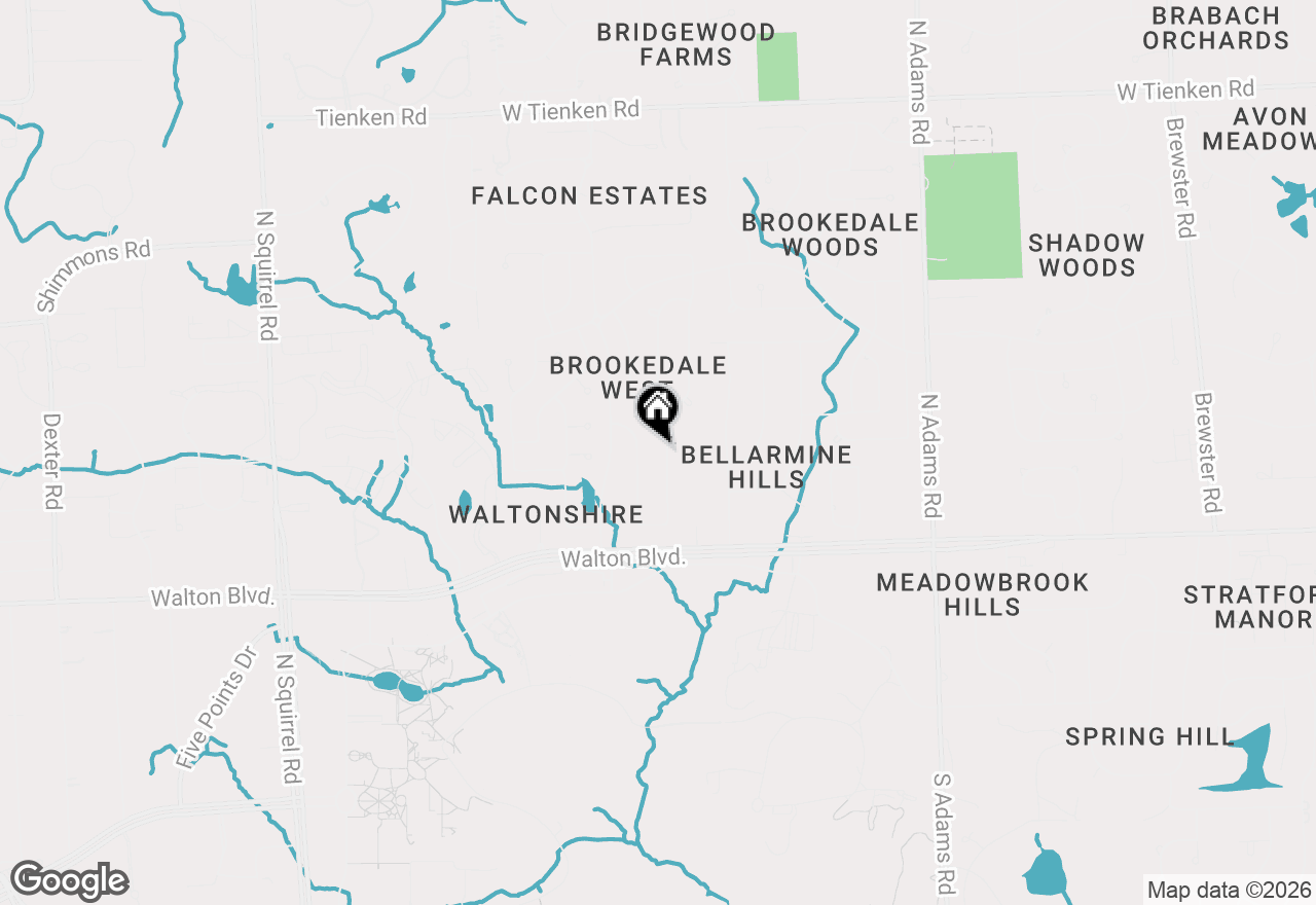 Map of 217 Stonetree Circle, Rochester Hills, MI 48309