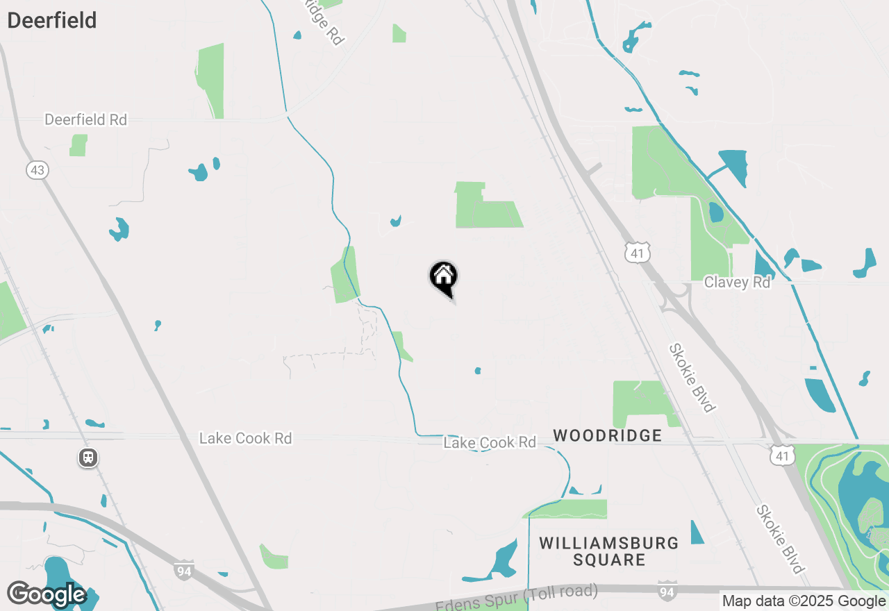 Map of 314 Red Oak Lane, Highland Park, IL 60035