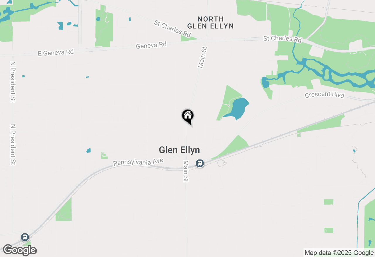 Map of 571 N Main Street, Glen Ellyn, IL 60137