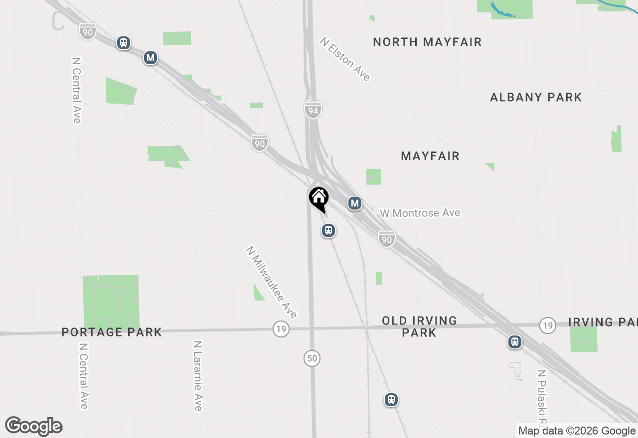 Map of 4739 W Montrose Avenue, Chicago, IL 60641