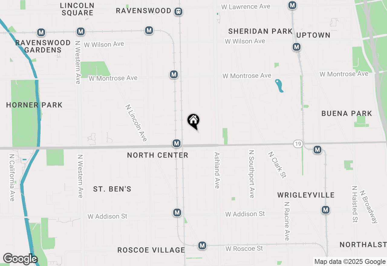 Map of 4046 N Hermitage Avenue #206, Chicago, IL 60640