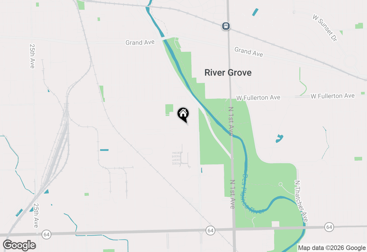 Map of 8657 W Lyndale Avenue, River Grove, IL 60171