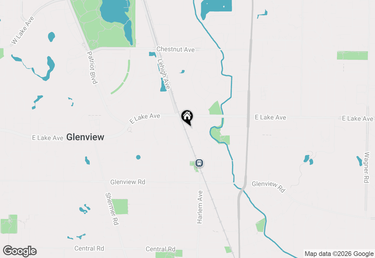 Map of 1215 Woodview Lane, Northbrook, IL 60062