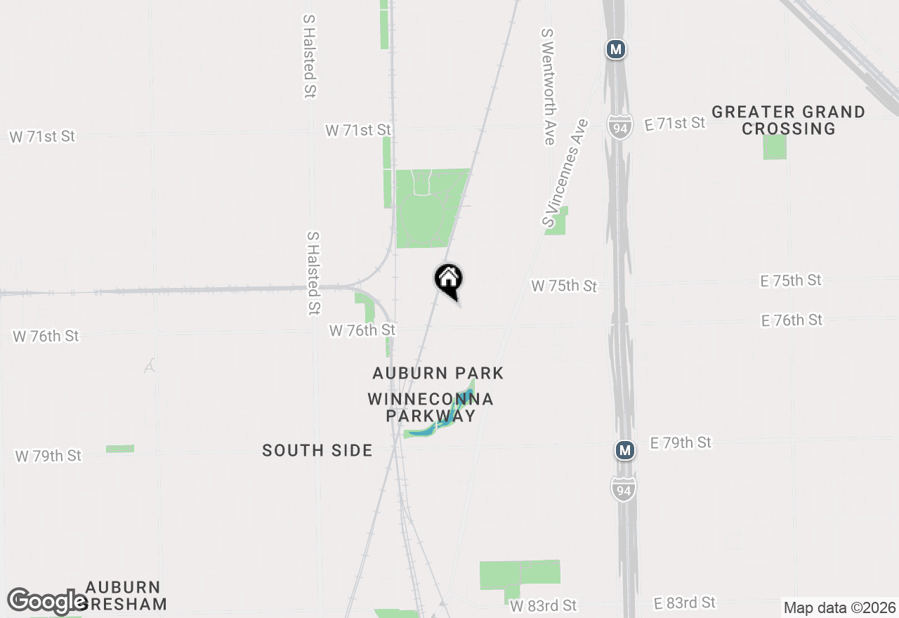 Map of 7530 S Eggleston Avenue, Chicago, IL 60620