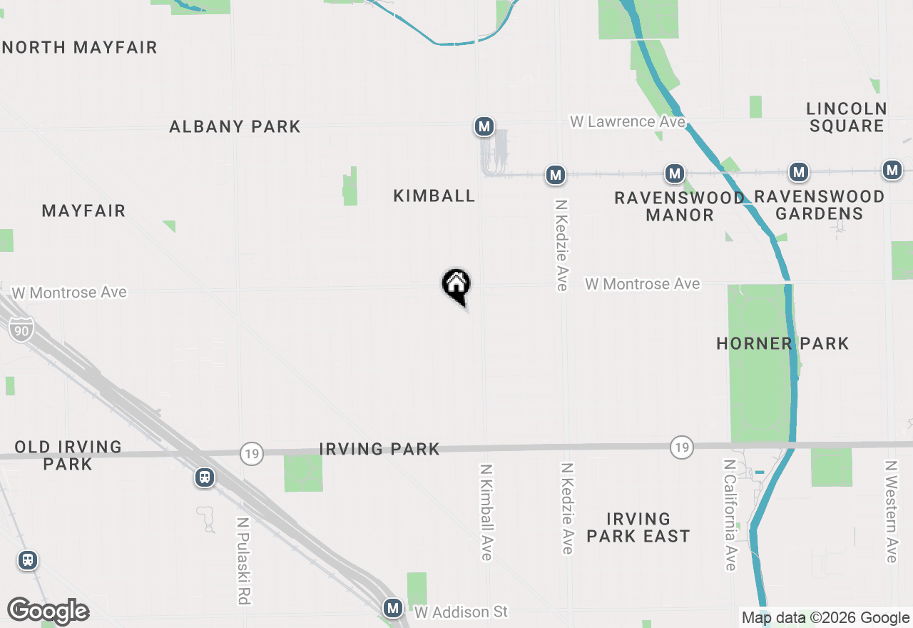 Map of 4312 N Bernard Street, Chicago, IL 60618