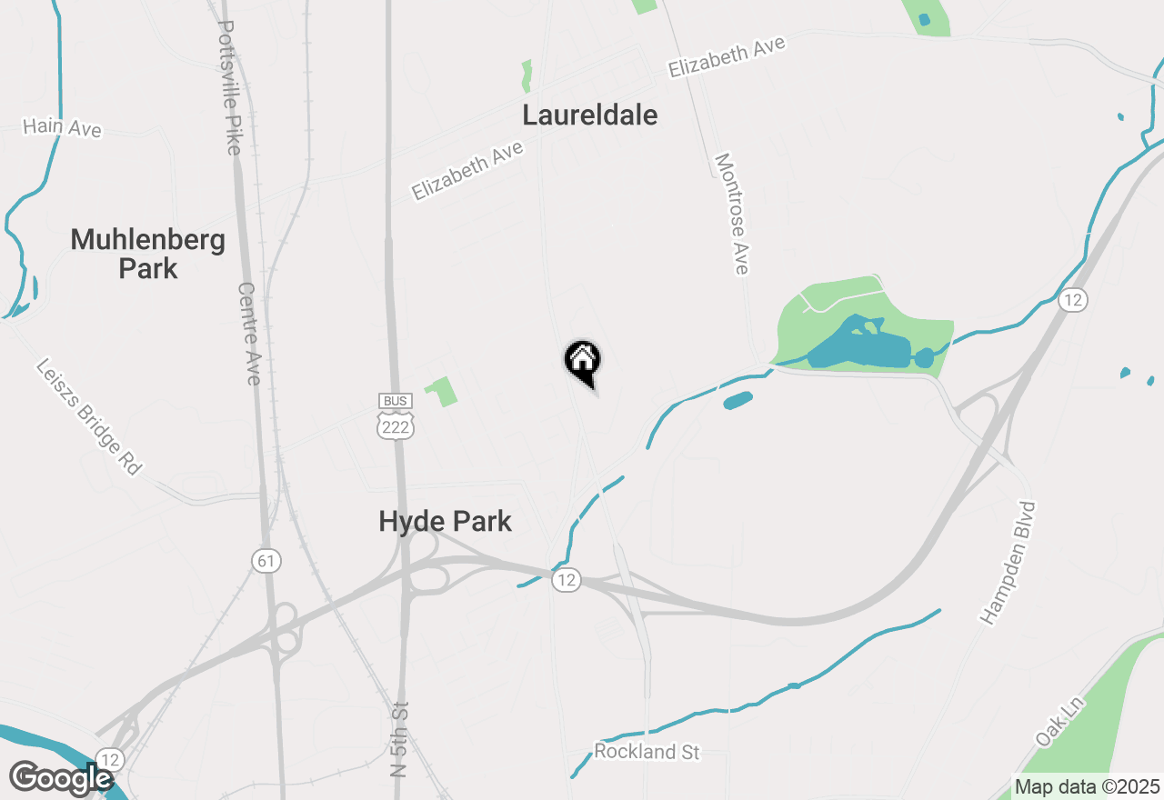 Map of 2839 Kutztown Road, Reading, PA 19605