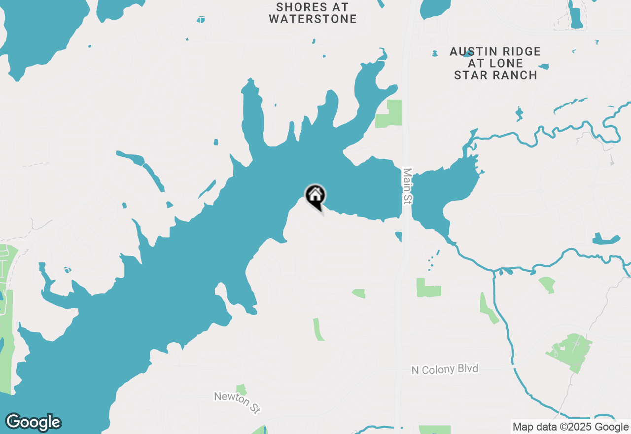Map of 4520 N Shore Drive, The Colony, TX 75056