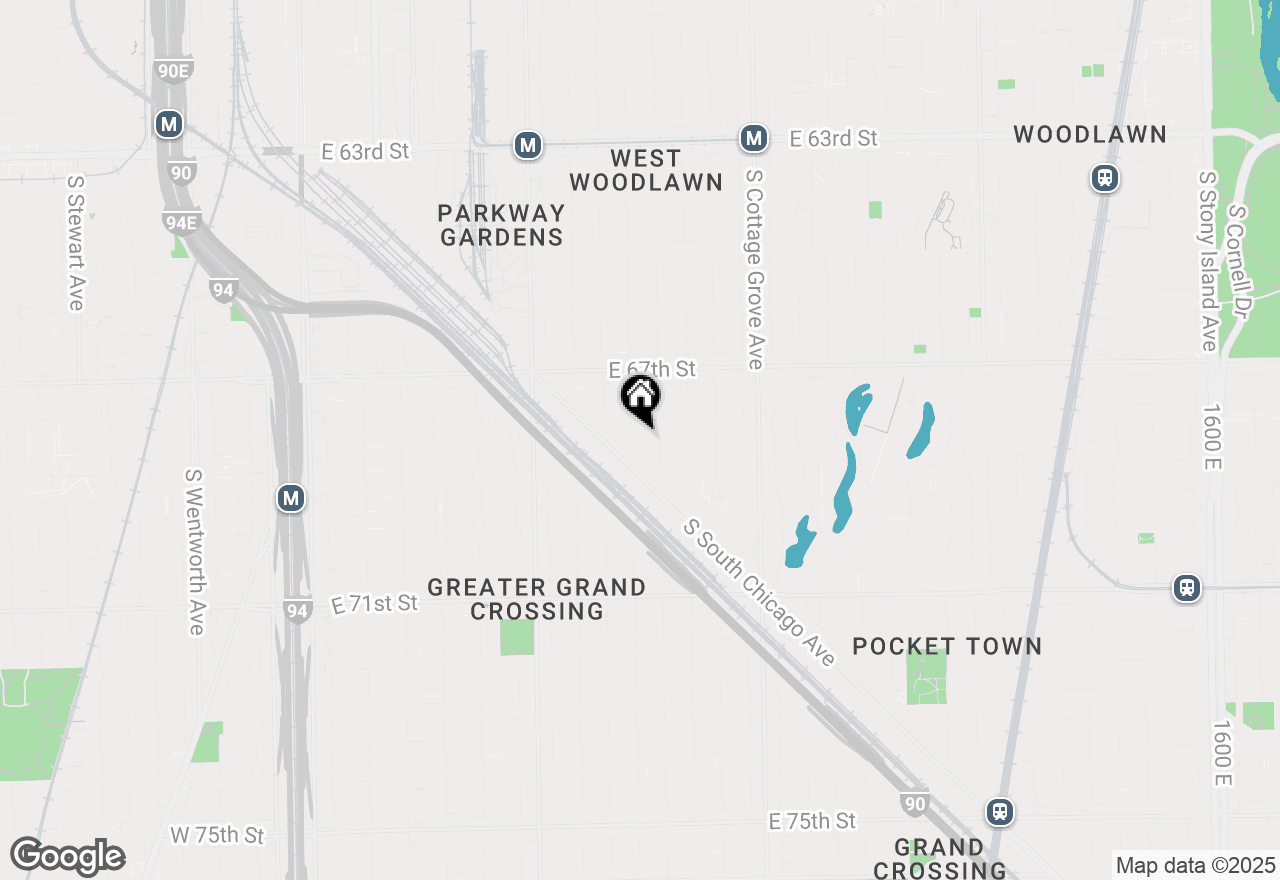 Map of 6812 S Saint Lawrence Avenue, Chicago, IL 60637