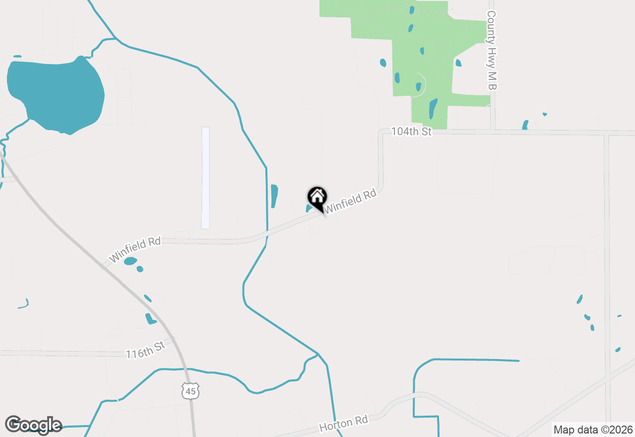 Map of 17211 Winfield Rd, Bristol, WI 53104